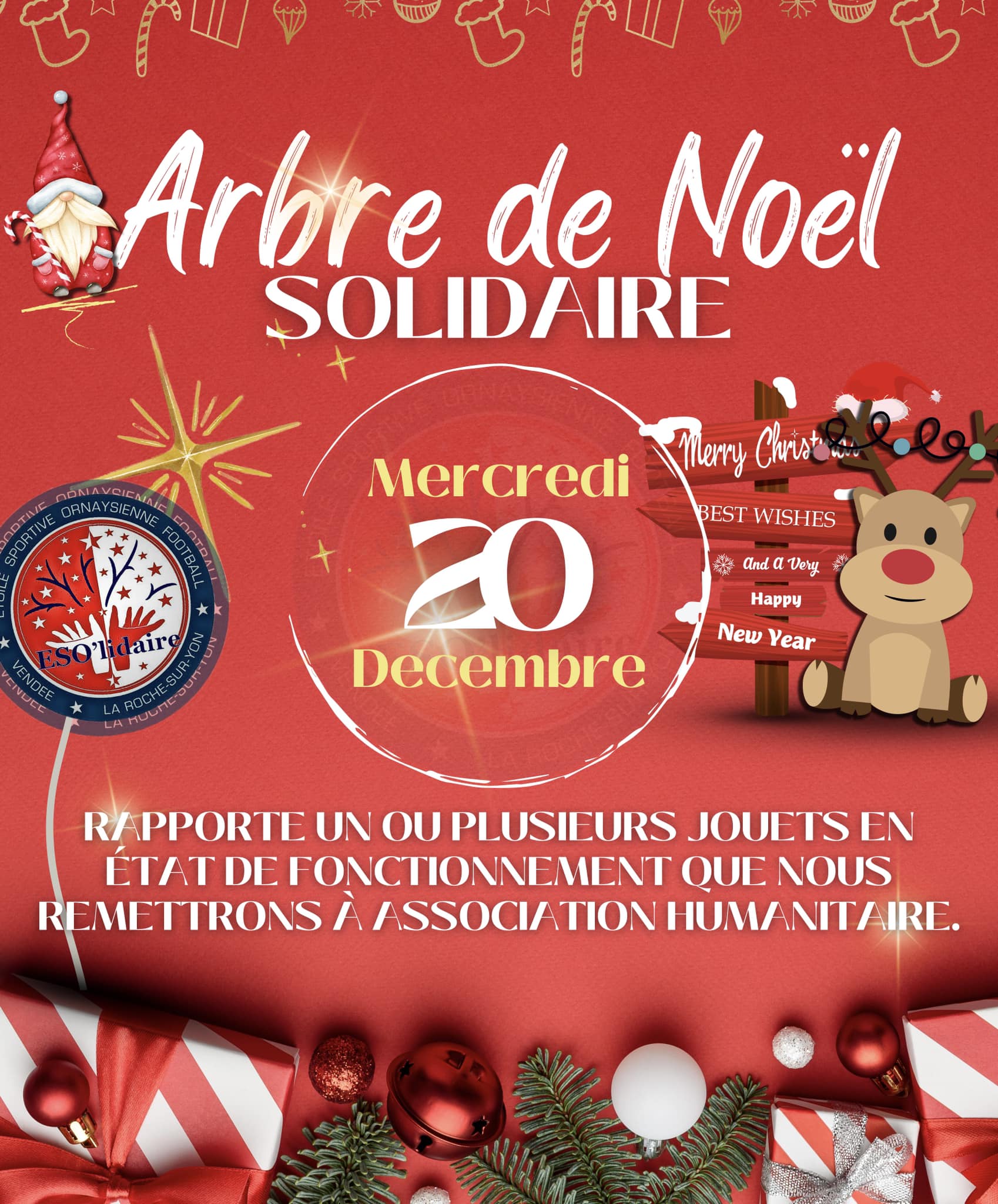 Arbre de Noel à St André D'Ornay