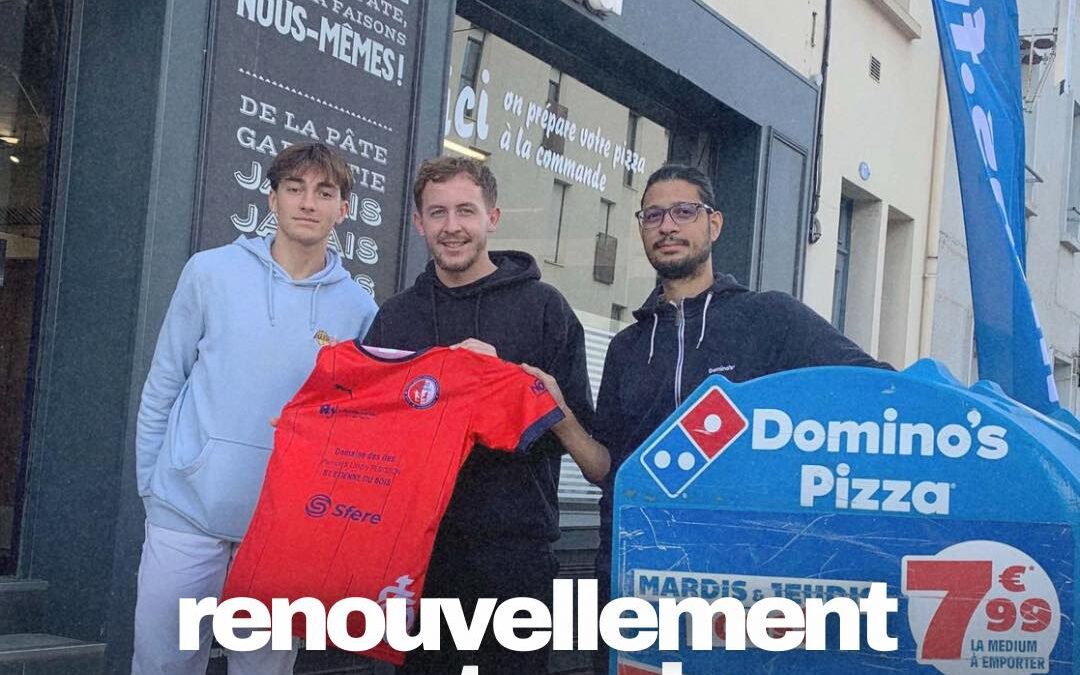 RENOUVELLEMENT PARTENAIRE X DOMINO’S PIZZA
