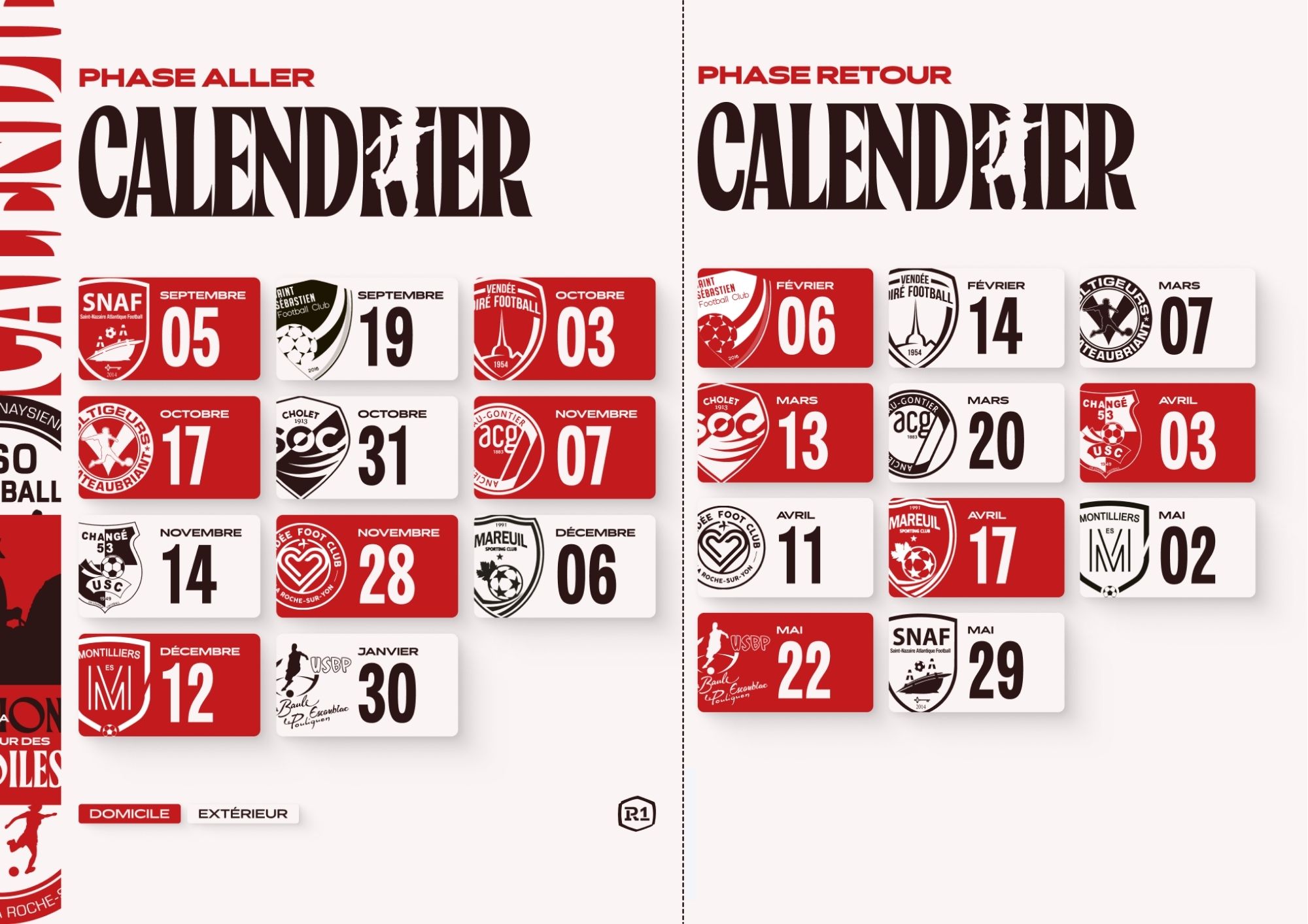 Calendrier R1M